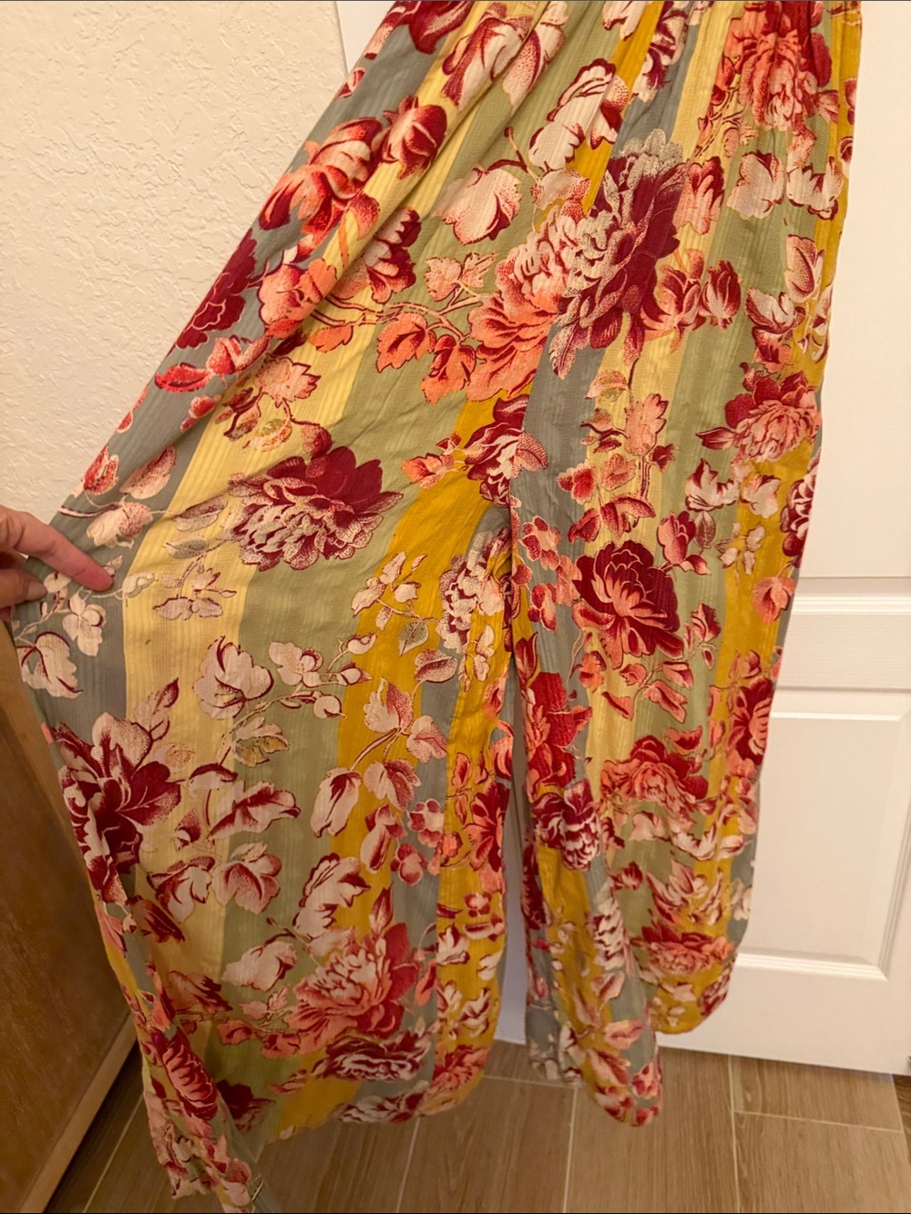 Free People Melrose printed wide leg jumpsuit - Picture 8 of 12